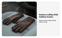 Fleece Lined Suede Gloves Thermal Fleece-Lined Warm Gloves Hand Apparel Soft & Comfortable Hand Apparel Long-Lasting for Driving