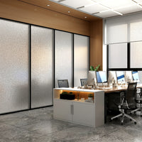 Window Film for Bathroom Privacy and Home Office, Static Cling PVC Material with No Glue, 150cm Wide Glass Film, Window Stickers with Tools