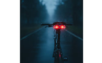 High-Brightness Solar Bike Light with Mounting Strap Bright Bike Tail Light Lightweight Easy to Install for Cyclists, Commuters