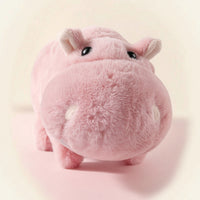 Interactive Soft Toy Hippo Electric Soft Toy Hippopotamus Plushie Walking Stuffed Animal Compact for Children