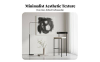 Industrial Look Upholstered High Stool with Backrest Designer Design Bar Chair Modern Minimalist Home Furniture Sturdy Base for Design Enthusiasts, Homeowners, Restaurant Owners, Kitchen Island, Counter, Cafe, Dining Room