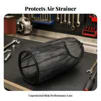 Easy to Install Mesh Air Filter Cover Elasticized Polyester Mesh Cover Water Resistant Air Intake Filter Sock