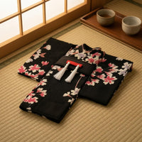1/12 Scale  Wide Sleeve Doll Kimono-Style Robe Dress Waist Tie Doll Kimono-Style Robe  Japanese-Influenced Toy Clothing