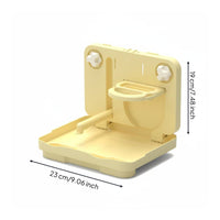 Portable Suction Cup Bird Stand Easy to Clean Foldable Bird Perch for Small Birds, Car Travel, Road Trips