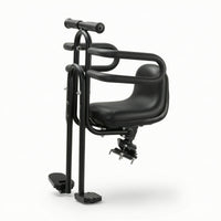 Child Bike Seat with Guard Rail Encompassing Child Bike Seat with Guardrail Secure Safe for Toddlers, City Commuting