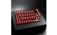 30 Pieces Heavy-Duty Automotive Repair Tool Kit High-Voltage Insulated Tool Kit Portable Insulated Hand Tools Sturdy for Electricians