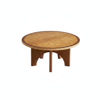distinctive Moon Bridge Base Arched Leg Side Table mid-centurymid-century-era modern Design Household Furniture Vintage Inspired Designer Piece for Apartment Dwellers, Homeowners, Students, Living Room, Bedroom, Hallway, Office