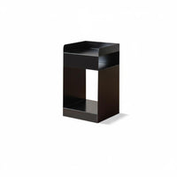 Minimalist Design Bedside Storage Table Multi-Functional Mobile Storage Cube With casters Nightstand Locking Casters for Apartment Dwellers, homeowners, Students, Living Room, Bedroom, Small areas, Office