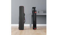 Portable Camera Tripod with Fluid Head Stable Support Fluid Head Tripod Fluid Motion Quick Release for Professionals, Live Broadcasting, Filming, Photography