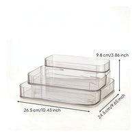 Acrylic Organizer with Trays Transparent Stepped Organizer Display Rack with Stepped Design Modern Shelf Easy to Clean
