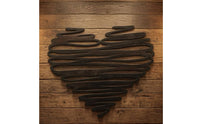 Steel Heart-Shaped-Wall Decoration Continuous Line Scribble Heart-Shaped-Wall Art Minimalist