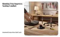Office Chair Base Plate Sturdy Duty Chair Rotate Base Plate Bar Stool Rotate Mechanism Easy Assembly for DIY Hobbyists