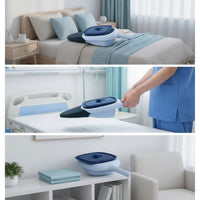 Bedpan with Handle Portable Bedpan with Lid Spill-Spill-Resistant for Bedside