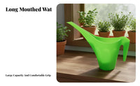 Plastic Watering Can with Sprinkler Head Leakproof Long Spout Watering Can Plastic Garden Water Jug Wide Opening Plant Waterer