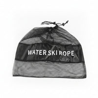 EVA Foam Handles Water-Ski Tow Rope Black Grips Water Ski Rope Mesh Drawstring Bag Coiled Storage for Board Sports, Kayaking
