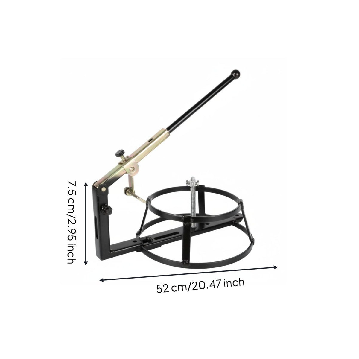 Heavy-Duty Manual Motorcycle Tire Changer High-Strength Metal Motorcycle Tire Bead Breaker Wear Resistant for Mechanics, Workshop, Garage