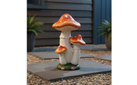 Realistic Design Simulation Fungus Statue Weather Resistant Large Fungus Garden Decor Handmade Outdoor Decoration for Yard, Patio, Balcony
