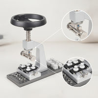 Watch Case Opener Tool with 6 Dies Heavy-Duty Watch Case Opener Anti-Slip for Workbench