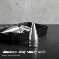 4 Pieces Valve Stem Cover Pointed Tire Valve Cap Easy Installation Universal Dustproof Tire Cap for Vehicle Owners, Garage