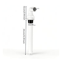 Baitwell Drain Pipe Kit Long-Lasting Boat Drain Tube with Elbow Hardware Sturdy Straight for Anglers, Fishing Boats Tanks