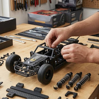 RC Replacement RC Car Parts with Hardware Metal Dampening System Kit for Hobbyists