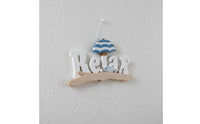 Nautical Welcome Sign Mediterranean Door Hanger Coastal Wall Decor for Restaurant, Cafe, Bathroom