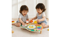 Musical Activity Table Wooden Sound Activity Table Young Child-Friendly Xylophone for Young Children, Preschoolers, Playroom, Nursery, Daycare