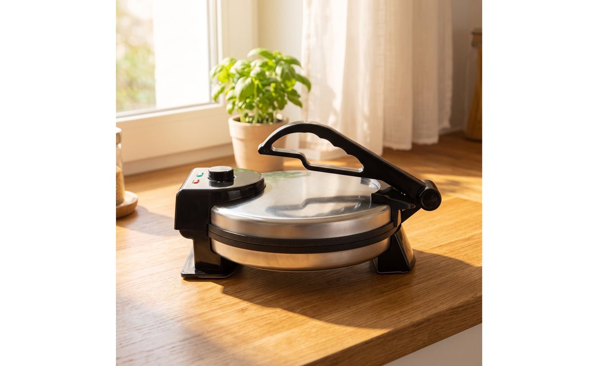 Folding Griddle Appliance Non Flatbread Maker Folding Electric Griddle for Families, Students, Breakfast, Kitchen, Dorm Room