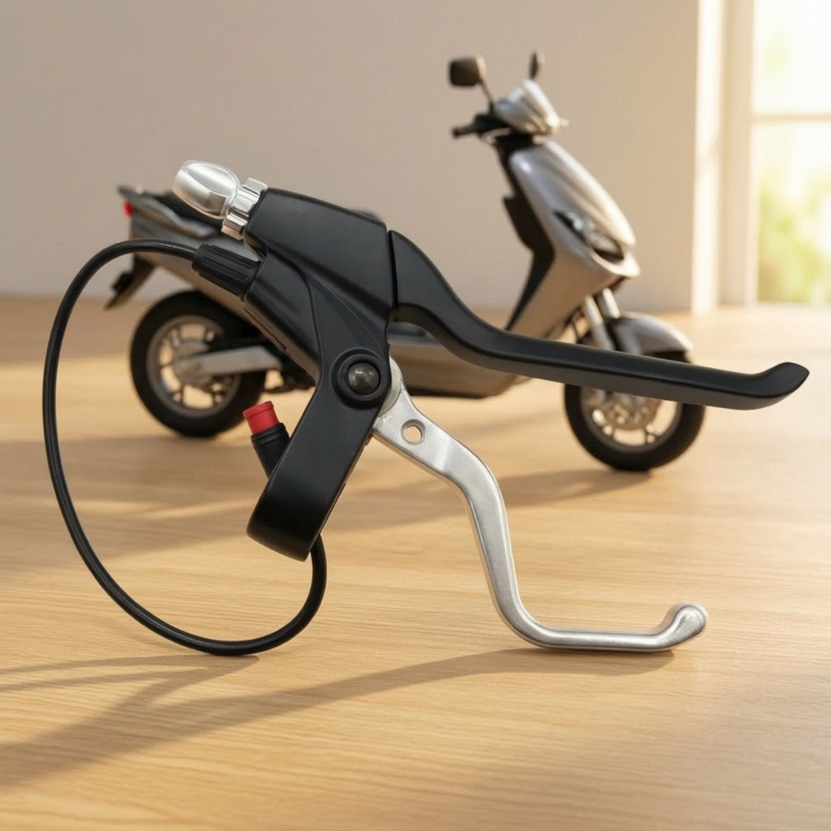 Hand-Operated Brake Handle Lever with Cable Waterproof Brake Handle with Cable Electric Adjustable