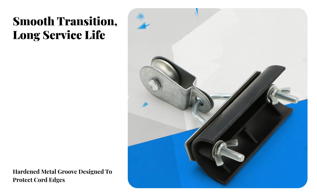 Industrial Pulley Assembly with Smooth Rotating Motion for Overhead Hanging