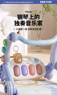Multifunctional Baby Walker with Music and Toys