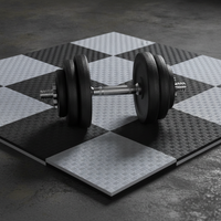 Gym Floor Soundproof Shock-Absorbing Interlocking Rubber Mat for Indoor Exercise