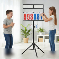 Portable Flip Scoreboard Stable Tripod Scoreboard Versatile-Sport Scorekeeper for Game Courts