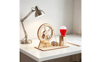 Hands-on Learning DIY Electric Fan Kit Paintable Wood Educational Toy Oscillating Function for Children
