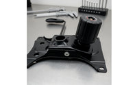 Matte Black Office Chair Tilt Control Mechanism Sturdy Chair Tilt Mechanism Plate Replaceable Hardware Universal for Maintenance Technicians