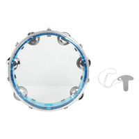 8 Inch Tambourine Easy to Play Tunable Tambourine Bright Audio Percussion Instrument for Music Classroom