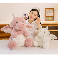 Cute Dinosaur Plush Toy Stuffed Animal Pillow for Kids Birthday Gift