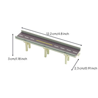 1:300 Scale Miniature Highway Segment Elevated Highway Bridge Model Painted for Architects, Dioramas