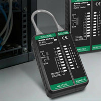 RJ45 LAN Cable Tester LED Indicators Network Cable Tester Compact & Portable for Hobbyists, Home Networking