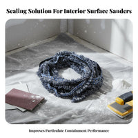 closely-packed fibers interior Sander particulate Skirt Universal Fit Brush barrier Easy to Install Power Tool Part long-lasting Design for Construction Workers, DIY hobbyists, Professionals, Home Renovation, Interior Finishing, Workshop