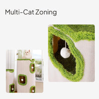Cat Tree Condo with Sisal Post and Cozy House