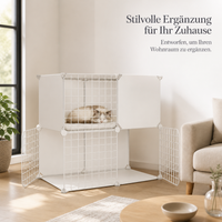 Multi-Level Cat Cage with Large Space for Indoor Cats