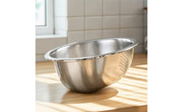 Perforated Rice Washing Bowl with Drainer Rolled Rim Strainer Bowl with Side Drainers Shallow Rice Washer Colander Sturdy for Vegetable Rinsing