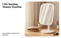 Lighted Makeup Mirror 3 Light Modes Lighted Cosmetic Mirror intuitive-tap-sensitive control