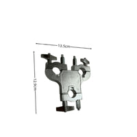 Three-Hole Platform Mount Metal Expansion Clamp Secure Drum Clamp Heavy-Duty for Stage