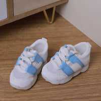 BJD Shoes Chunky Sole 1/4 Doll Shoes Lace-up Miniature Item for Photo Shoots