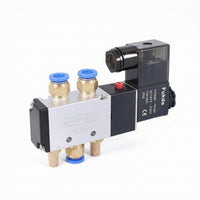 Electromagnetic Directional Valve Corrosion-Resistant Pneumatic Solenoid Valve Electric Responsive for Air-Cylinder Control