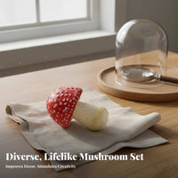 Realistic Toadstool Model Exquisite Details Simulation Toadstool Ornament