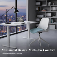 Space Saving Foldable Computer Chair Height Adjustable Office Furniture Breathable Mesh rear Ergonomic Design for Students, Home Workers, Small Apartments, Study Room, Bedroom