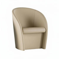 Nordic design Curved Armchair Light Luxury Single Sofa Minimalist Design Lounge Chair Soft Upholstery for Cafe Owners, Interior Designers, Office Workers, Reception Area, Bedroom, literary corner